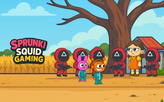 Sprunki Squid Gaming - Dive into a thrilling survival showdown